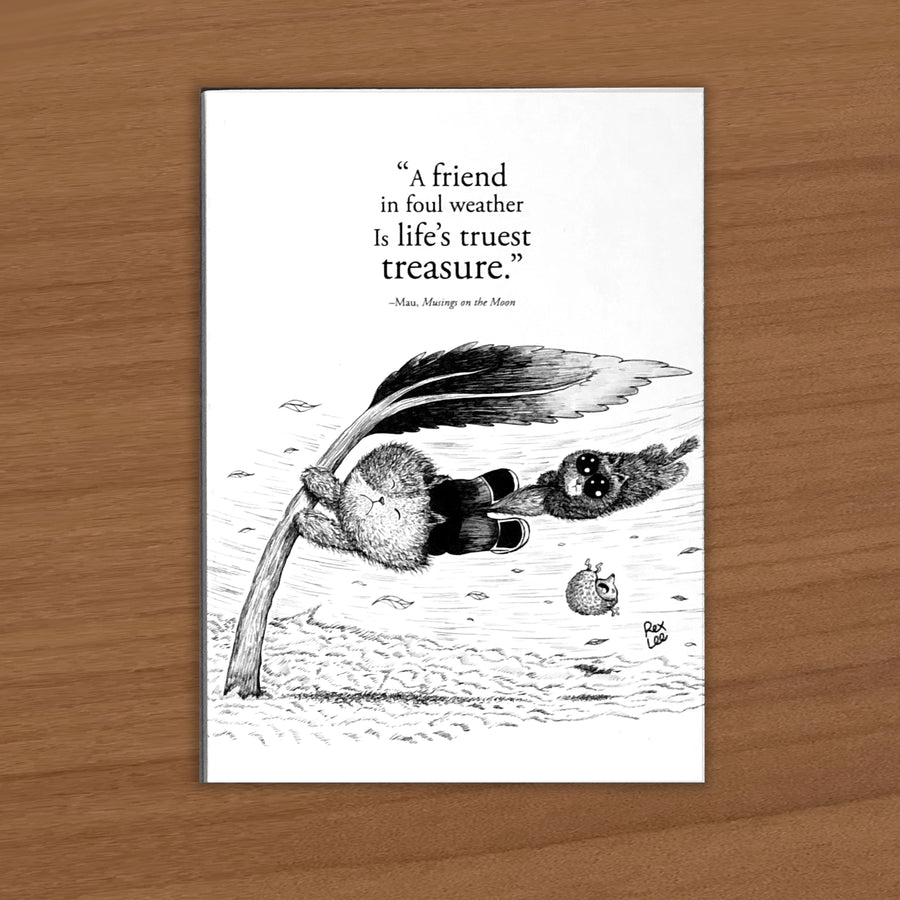 Foul weather friends (A5-sized notebook)